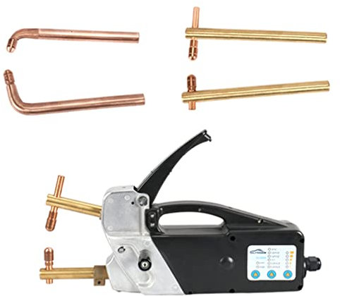 Wrobelax Electric Spot Welder 220V Double Side Spot Welding Machine Portable Single Phase Portable Handheld Welding Tip Gun 2.0 +2.0Mm Sheet Metal Repair Tool For Spot Welding Of Mild Steel