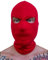 No Face No Name Sturmhaube in rot einfarbig I Balaclava Maske Beanie Einheitsgröße I Ultras Hooligans Ski Motorrad