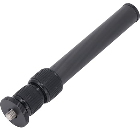 Universal Carbon Fiber Stativ Mittelsäule Verlängerungsstange Extender Stativ 3 Abschnitt Verlängerungsstange für Stativ Einbeinstativ DSLR Kamera Belastung 22lbs,