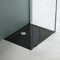 Mai & Mai Plato de Ducha Rectangular Negro 70x90x4cm Plato de Ducha Antideslizante Extraplano Acrílico Lucia02AR