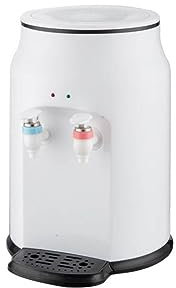 Dispensador de Agua for el hogar, Mini Fuente for Beber, Caldera de Agua de Escritorio, máquina de calefacción de Doble Uso Caliente y fría, Tetera 220(White Warm)