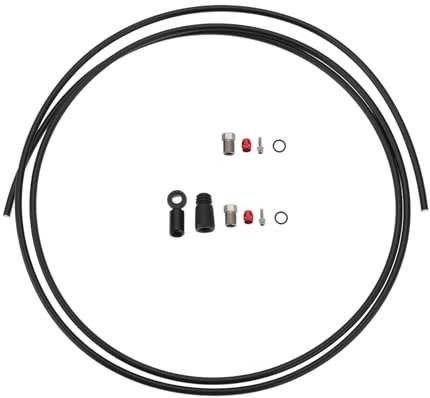Briny River Fahrrad-Bremsschlauch-Set mit Ölnadel und Oliven-Ersatzteil, kompatibel mit SRAM Flat Mount HRD Red Force Apex Bikes, 2 m Länge