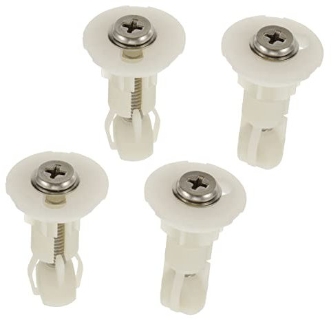 Housoutil 4 Sätze Dehnschraube Machen Doppelscharniere Cu Toilette Toilettendeckel Fingerringe Vitrine Gartenzwerge Im Freien Benutzerdefinierte Tasse Figur Digitale Dekoration Weiß Nylon