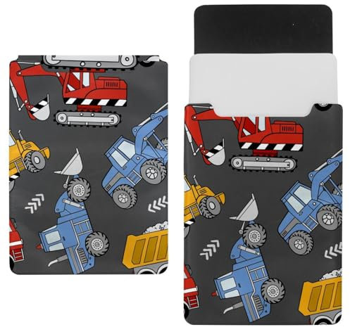 Housse de protection pour ordinateur portable 195,3 pouces, étanche et mince, pour tablette, ordinateur portable – Camions de chantier, pelleteuse