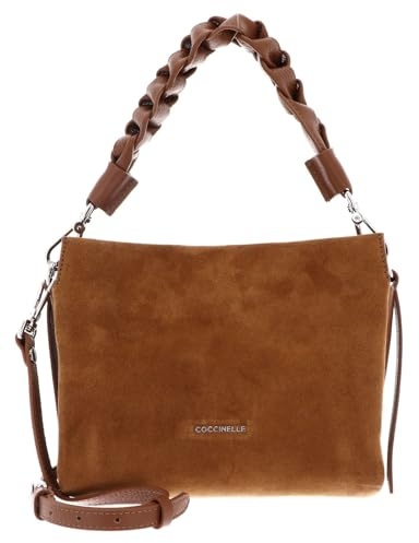 Coccinelle Leder Handtasche Umhängetasche Boheme Handbag Suede Grainy Leather