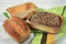 Hobbybäcker, Holzbackform für Brot mit Backpapiereinlage, 4 Stück, Einwegbackformen, Maße je 18,5 x 11 x 5,7 cm