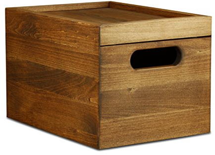 Langer & Messmer boîte de cirage Freiburg en bois de tilleul massif (noix)