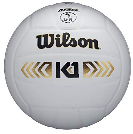 Wilson K1 Gold High Performance Volleyball, Weiß (WTH1895AWID)