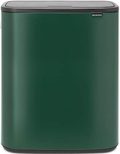 Brabantia Recycling-Abfalleimer, Pine Green, 2x 30L