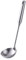 SBOMHS Ladle Stainless Steel 18/8 Ladle Soup Ladles 1 Piece Long Handle 34 cm / 13.4 Inches Silver Matt Width 9.2 cm / 3.6 Inches