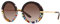 Sonnenbrillen Dolce & Gabbana DG 4393 Havana Handcart/Dark Brown Shaded 52/23/140 Damen