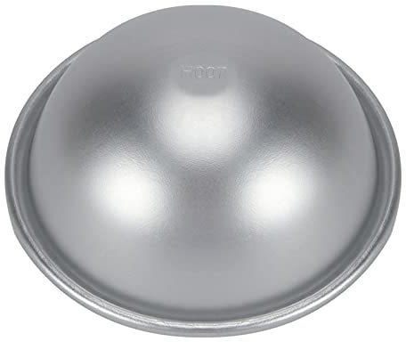 Halbkugel-Kuchenform, Aluminium 4,13 Zoll Halbkreis-Kuchenform, Halbkugel-Kuchenform, Fußball-Kuchenform, Backwerkzeuge für Schokoladenkuchen, Dessert, Pudding, Backform