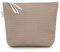 MIMUSELINA Trousse de Toilette pour bébé Nouveau né - Sac de Toilette pour bébé Fait Main - Sac de Toilette pour bébé Nouveau né Plastifié Anti ajouré et imperméable - Gaufre Taupe