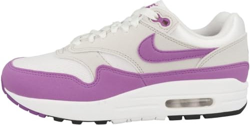 Nike Air Max 1 '87, Sneaker Donna, Grigio Neutro Fucsia Dream Bianco Nero, 40 EU