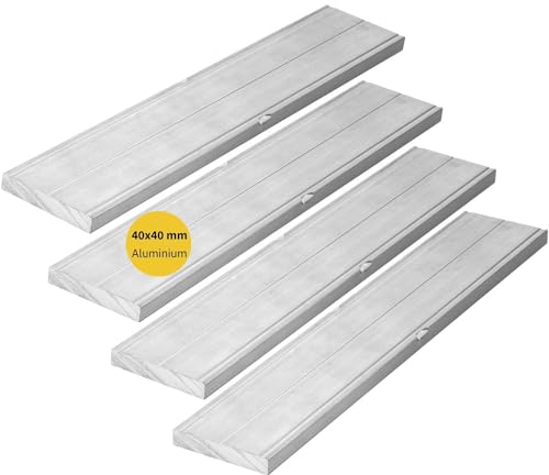Avoltik 4x Solar Profilverbinder zur Befestigung für PV Module I Schienenverbinder für Aluprofil 40x40 mm I Verlängerung von Aluprofilen der PV-Anlage I PV Schiene aus hochwertigem Aluminium