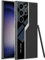 COQUE Custodia Samsung Galaxy S24 Ultra, custodia morbida in pelle elettrolitica S Icon per Samsung Galaxy S24 Ultra-fibra di carbonio