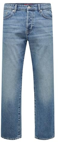 Only & Sons Herren Jeans Onsedge Straight Box Tai DNM Cbo Noos