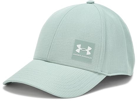 Under Armour Herren Iso-chill ArmourVent Stretch Fit Hat Hut, (348) Silica Green/Hydro Green, M/L