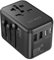 ULT-WIIQ Adaptateur Voyage Universel 65W International Adaptateur Prise Universelle avec 2 USB-A et 3 USB-C Adaptateur Prise Universelle Voyage pour USA UK EU Japon Canada etc.