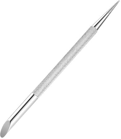 Stainless Steel Cuticle Pusher Nail Dotting Pen Nail Care Tool, Double Ended Manicure Stick Cuticle Remover Cleaner Cuticle Pusher Wooden Cuticle Pusher Sticks Glass Cuticle Pusher And File Kit