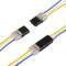 Connettori per cavi a bassa tensione innestabili, senza spellatura di connettori a 3 fili, connettori a 3 pin a 2 vie per cavi LED da 20-24 AWG