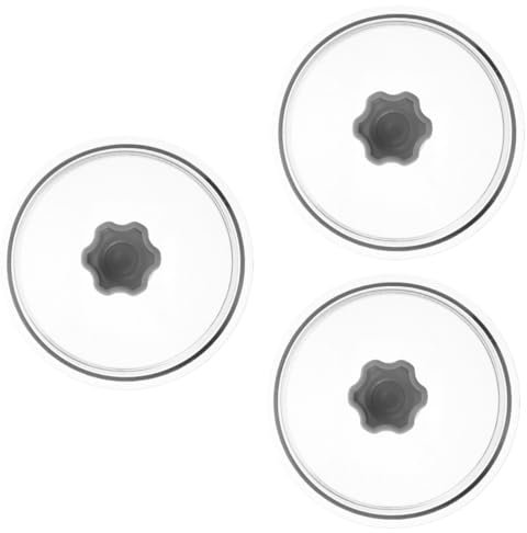 YARNOW 3 Sätze Abdeckung für Schwimmbadpumpe Poolpumpenabdeckung Pool-Sandfilter Sandfilterpumpen-Abdeckkappe Austausch der Sandfilterkappe Spa-Sandfilterteil Plastik Transparent