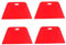 Gatuida 4 Stück Schaber Auto Fenstertönungswerkzeuge Erkerfensterkissen Kfz-Werkzeuge Tastenabdeckungen vinylfolie Vinyl Films Folieninstallation Rakel Filminstallation Rakel Plastik rot