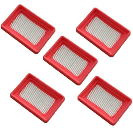 QASULER Filtro dell'aria da 5 pezzi, for OLEO MAC, 746 753 755, for EFCO, 8460 8530 8550 Filtro dell'aria per tosaerba