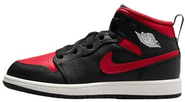 Nike Schuhe Air Jordan 1 Mid (PS) Code DQ8424-067 Schwarz, Schwarz Rot Weiß, 29.5 EU