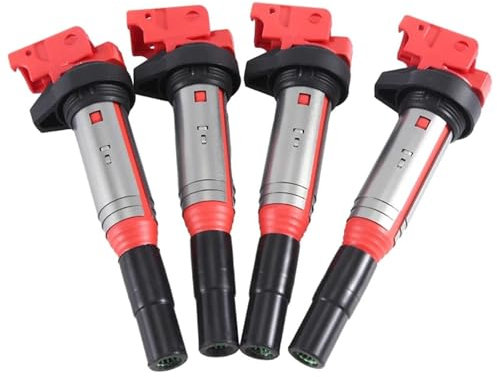 Zündspulensatz, 4-teiliges Zündspulenset, Für BMW 116I 118I 320I 330I E87 E90 E46, Teilenummer: 12137594938, 1213172219, 12122158253, 12137594937, Zündspulenpaket