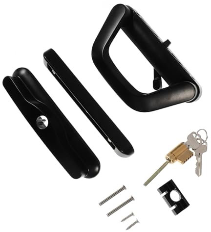 Vaguelly Pestillo De Privacidad Para Ventana Cerradura De Puerta Corrediza Con Llave