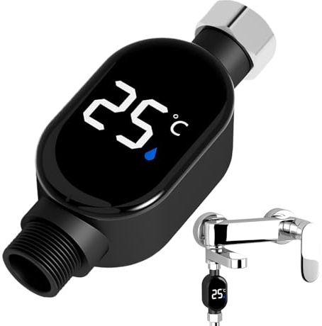 Badezimmer-Thermometer, Wasser-Thermometer, Echt-Dusch-Temperatur-Überwachung, für Badezimmer und Badezimmer