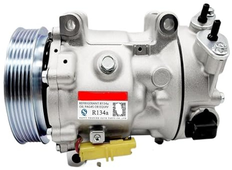 Compressore Aria Condizionata, Compatibile for Peugeot, 307 308 807 607 406 508 5008 for Citroen, C4 9671216780 9659875880 9651911480 9656483580 9684458880 Parti Del Compressore Dell'aria Condizionata