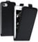 kwmobile Hülle kompatibel mit Apple iPhone SE (2022) / iPhone SE (2020) / iPhone 8 / iPhone 7 - Handy Case Handyhülle - Flip Schutzhülle - Carbon Schwarz