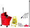 SYR Kentucky Ladybug 11L Mop Bucket Set with 4 Way Fold Down Handle (Red)