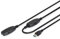 DIGITUS Câble d'extension actif USB 3.0 - Câble répéteur - USB A mâle vers USB A femelle - 10m - 5 Gbit/s - Plug & Play - Hotswap - Indicateur de fonction LED - noir
