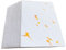 Carta Bianca Fatta a Mano con Petali di Fiori Veri e Bordo grezzo - 10.5x15cm Confezione da 50 - Carta per Annunci, Inviti, Artigianato - Spessore 150 GSM - Flower Petal Paper