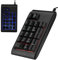 Tastiera numerica cablata, tastierino numerico a 19 Tasti con Cavo USB Tastiera tattile Digitale a Tocco Meccanico Tastiera con 3 luci di respirazione a Colori per Notebook Notebook Computer Desktop