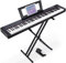 Starfavor 88 Key Full Size Digital Piano, Electric Keyboard Set with Semi-Weighted Keys, Smart Voice Sampling, Recording/MIDI/USB, Dual 20W Speakers, Sustain Pedal, Power Supply, Stand