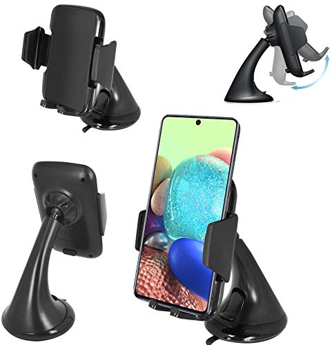 Car Phone Holder, Windscreen Car Mount Grip Universal car Cradle with Dashboard Base For Samsung Galaxy A26/A36/A56/A16/A15/S23/S23+/S23 Ultra/A14/A34/A54 /A04s/A13/A53/A33/A52s/S22/S22+ (Car Holder)