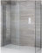 Milano Portland - Chrome Corner Wet Room Shower Enclosure Two 700mm Screens 600mm Tile Drain