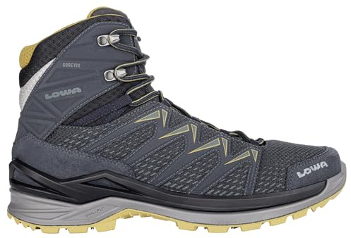 LOWA Stiefel mittel INNOX PRO GTX MID stahlblau/senf 41