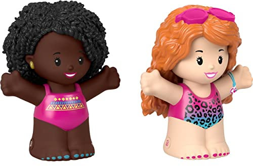 Fisher-Price Barbie - Set di 2 figure da nuoto per bambini e bambini in et prescolare