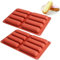 2 Pièces Moule Forme Gâteau, Moule en Silicone, Moule en Silicone Longues Bandes, pour Pâtisseries, Barres Chocolatées, Biscuits