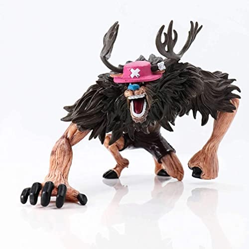 REOZIGN One Piece Figure, Tony Tony Chopper Figure Statue 10cm/3.9inch Chopper Berserk Elch Figure Cartoon Doll Toys Anime Collection Decoration for Anime Fans