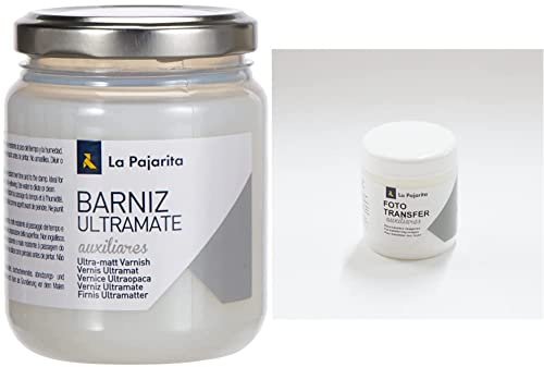 La Pajarita 124237 Barniz Ultramate, 175 ml + Foto Transfer 250ML