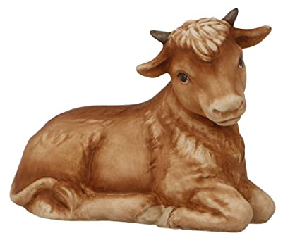 Goebel Figur Ochse, Elegantes, Zeitloses Design, aus Steingut gefertigt, Höhe 7cm, 41-661-08-1