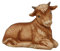 Goebel Figur Ochse, Elegantes, Zeitloses Design, aus Steingut gefertigt, Höhe 7cm, 41-661-08-1