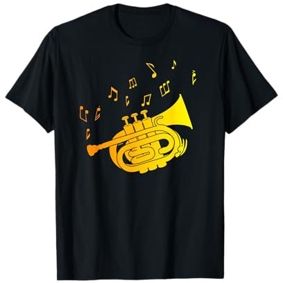 Coole Trompeter oder Trompeter? Eine Kühle Taschen-Trompete T-Shirt