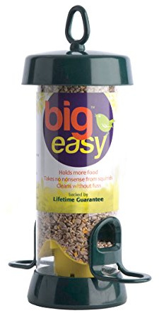 Hanging Bird Feeders For Small Birds - Jacobi Jayne® Bigeasy™ Small Seed Bird Feeders For Wild And Garden Birds - Squirrel-Resistant Bird Feeder With Built In Hanging Ring.